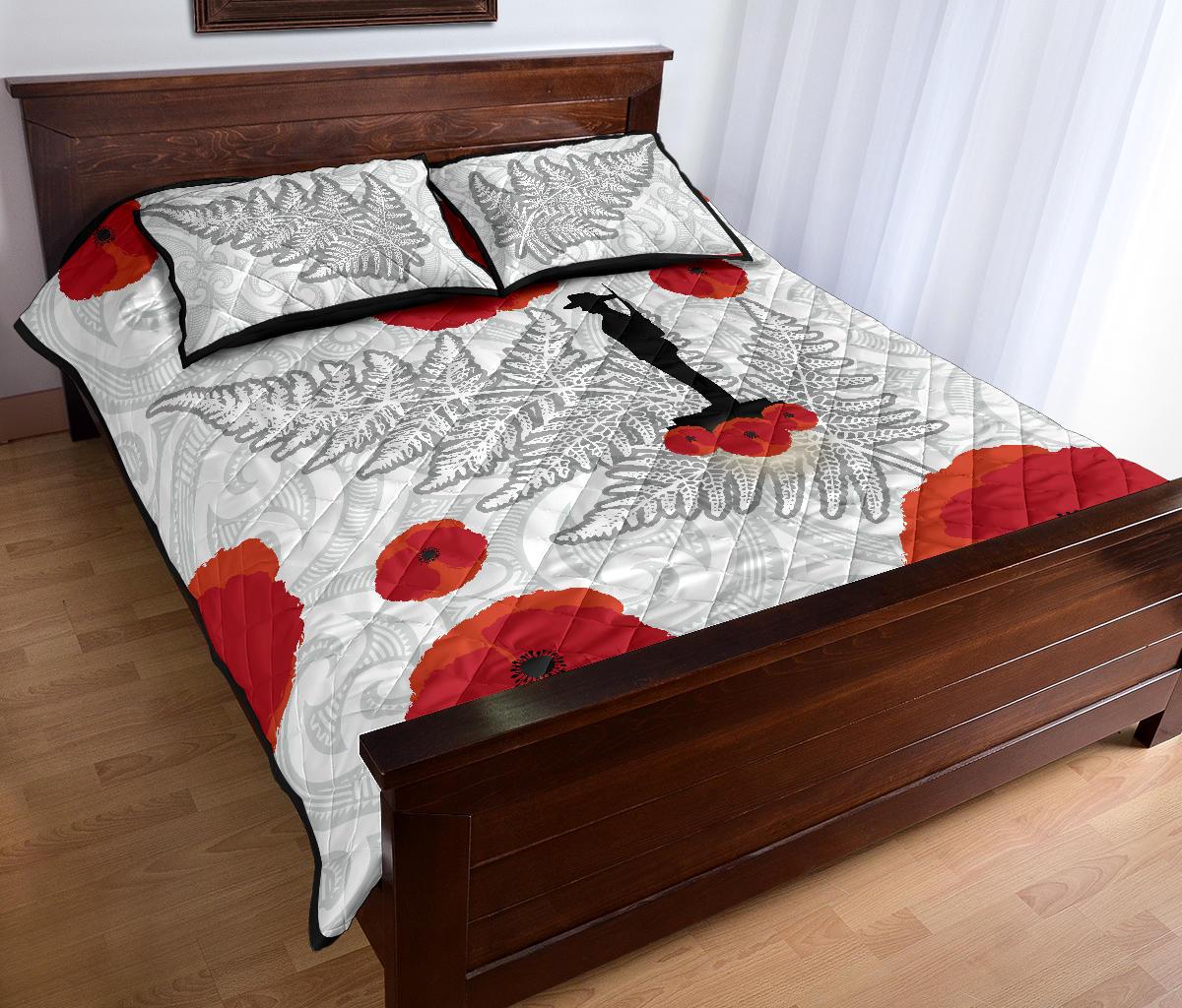 anzac-maori-quilt-bed-set-silver-fern-lest-for-get