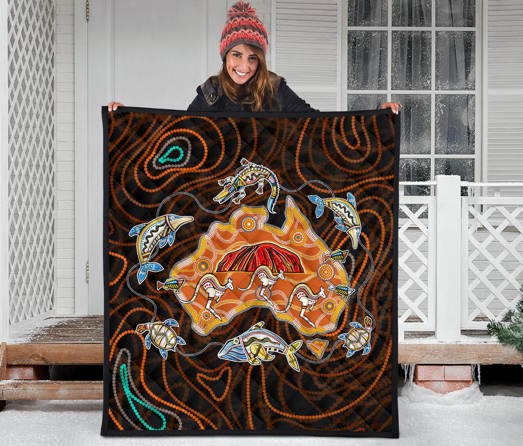 premium-quilt-australia-map-aboriginal-animals-quilt