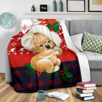 premium-blanket-koala-blanket-kangaroo-symbol-snowflakes
