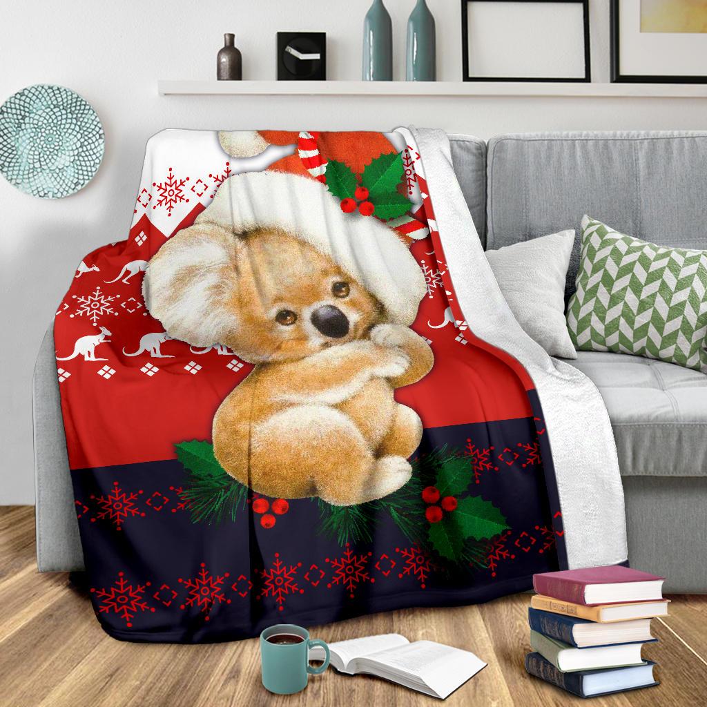 premium-blanket-koala-blanket-kangaroo-symbol-snowflakes