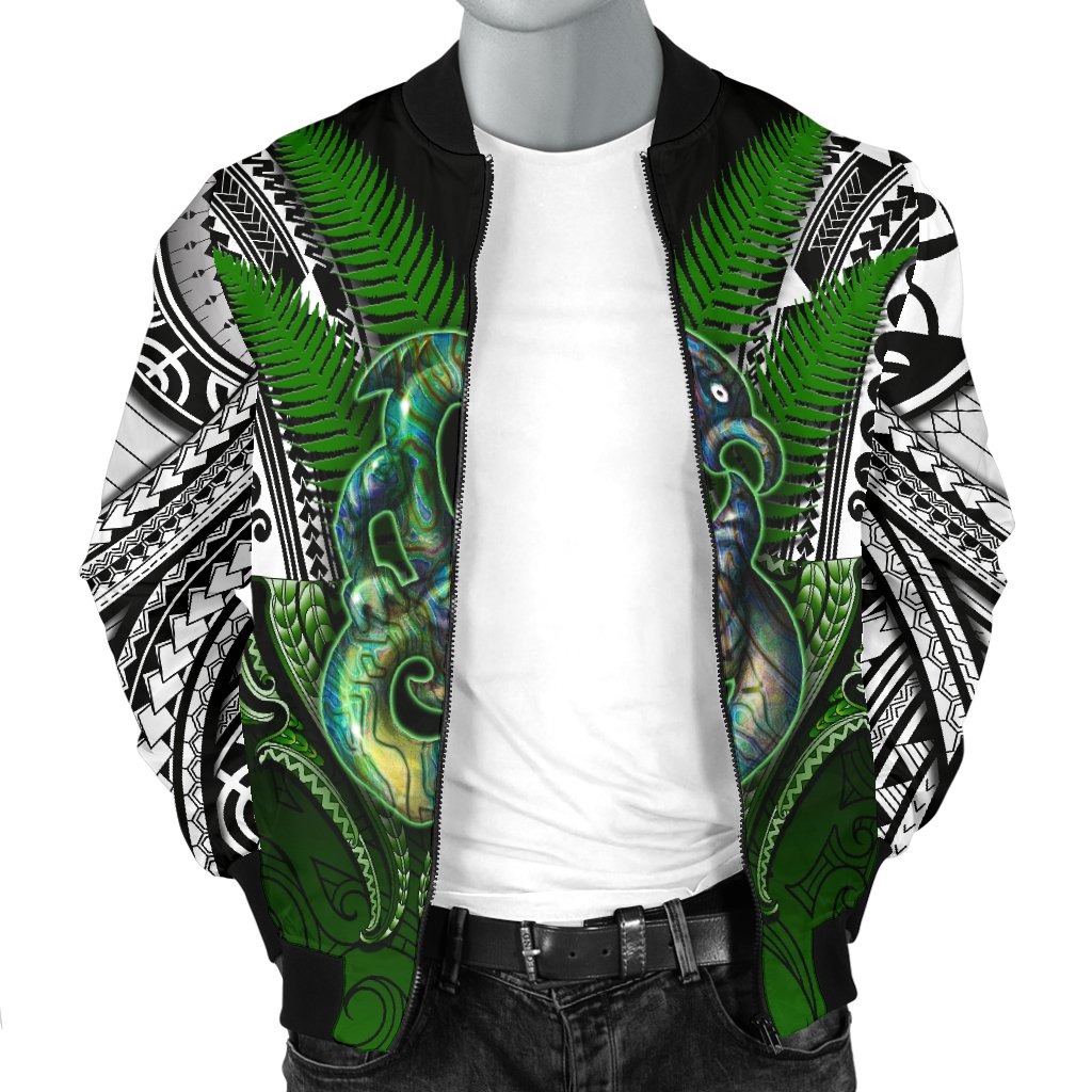 manaia-mythology-men-bomber-jacket-silver-fern-maori-tattoo
