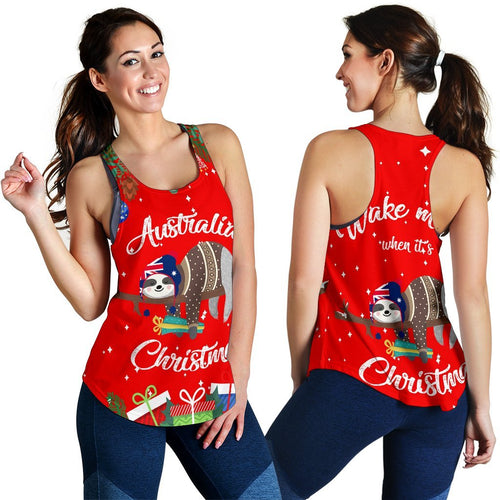 Christmas Women's Racerback Tank - Merry Christmas - Vibe Hoodie