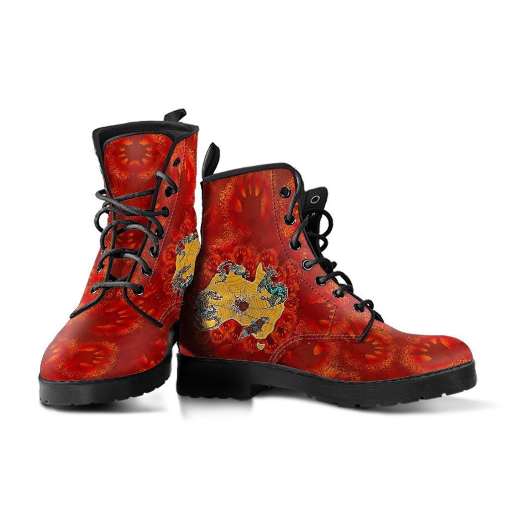 aboriginal-leather-boots-australia-map-hand-patterns-spider-web