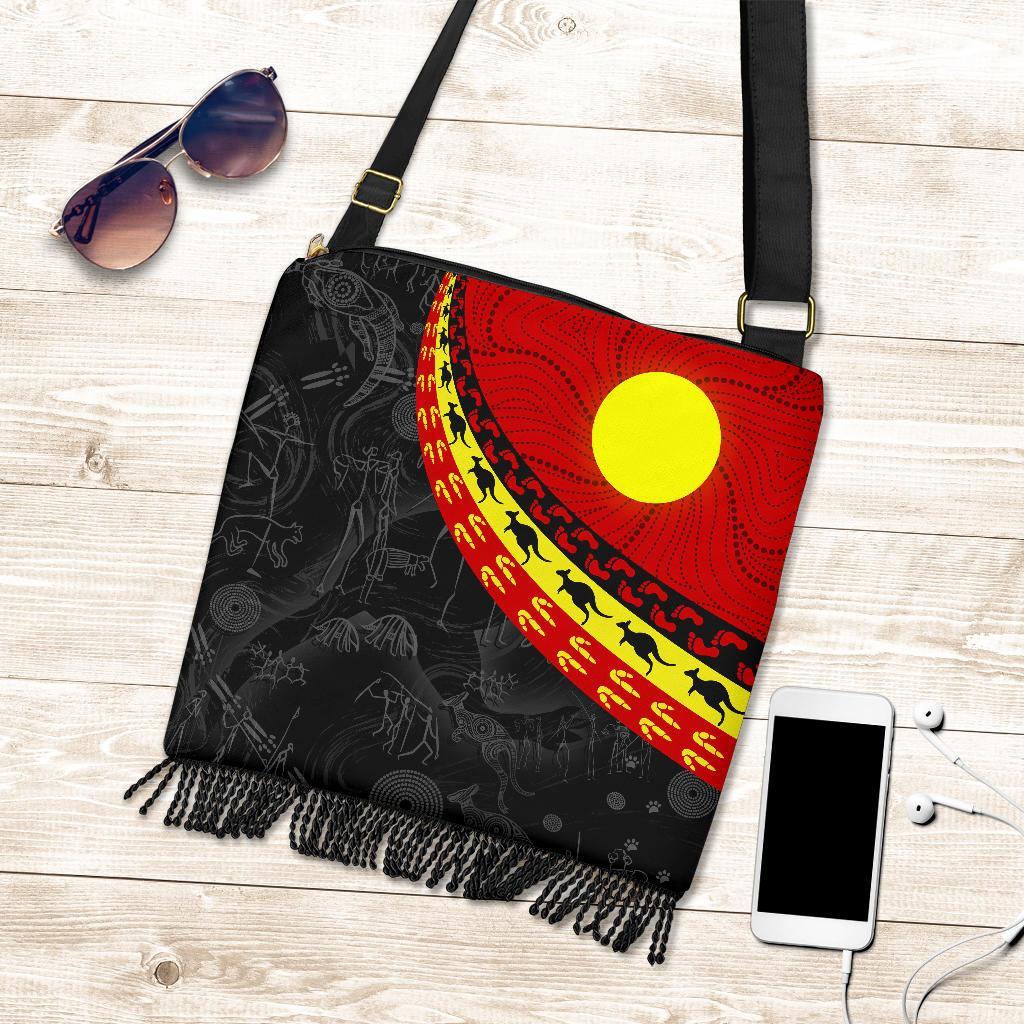aboriginal-boho-bags-indigenous-flag-circle-dot-painting
