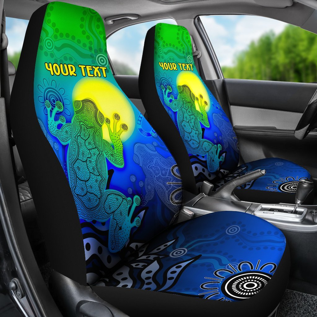 customaboriginal-car-seat-covers-indigenous-frog-blue