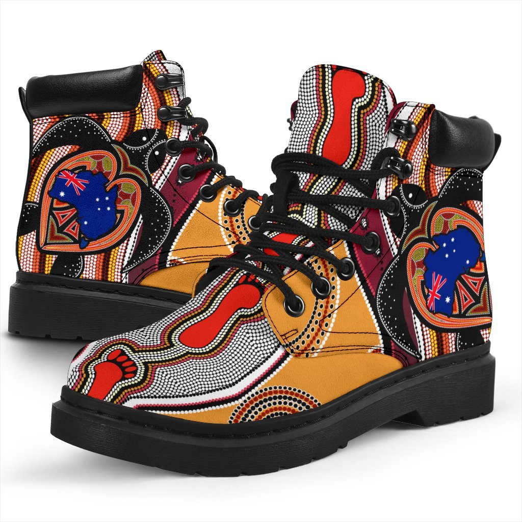 aboriginal-boots-turtle-aus-flag-footprint-map-dot-painting-all-season