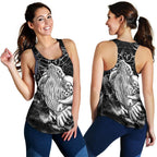 Racerback Tank - Skywhale Papa Is Coming Back Art - Women - Vibe Hoodie