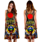 (Custom Text) The Land Owns Us Women's Dress - Vibe Hoodie