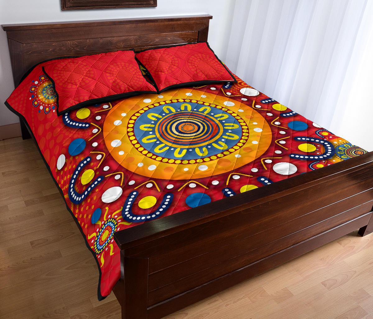gold-coast-quilt-bed-set-suns-indigenous