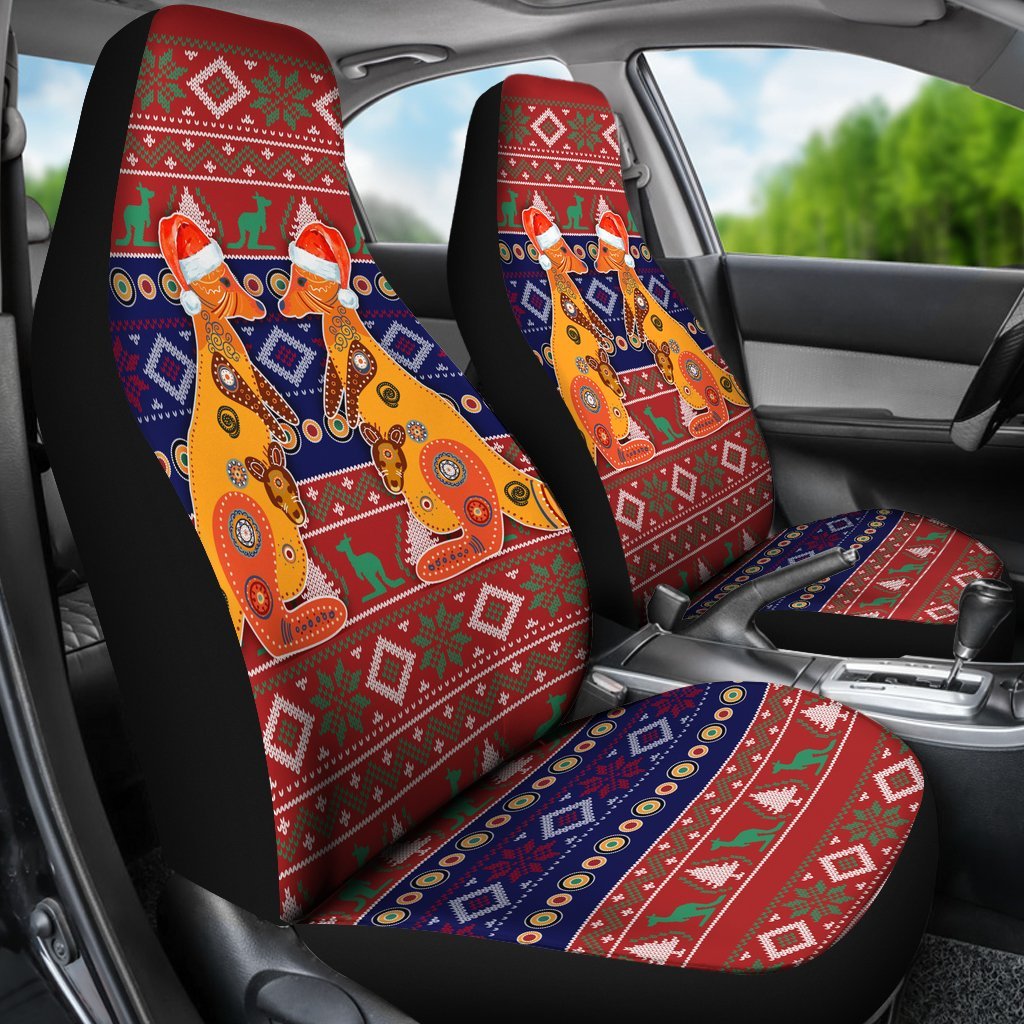 christmas-car-seat-cover-mother-kangaroo-in-christmas
