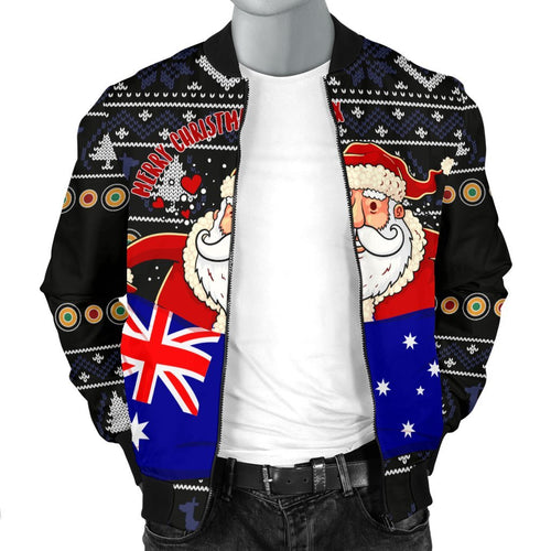 christmas-mens-bomber-jacket-australia-santa-claus-hold-the-flag-black