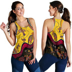 Aboriginal Racerback Tank - Indigenous Animals Life Art - Vibe Hoodie