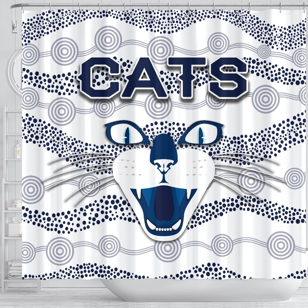 geelong-shower-curtain-cats-indigenous-white