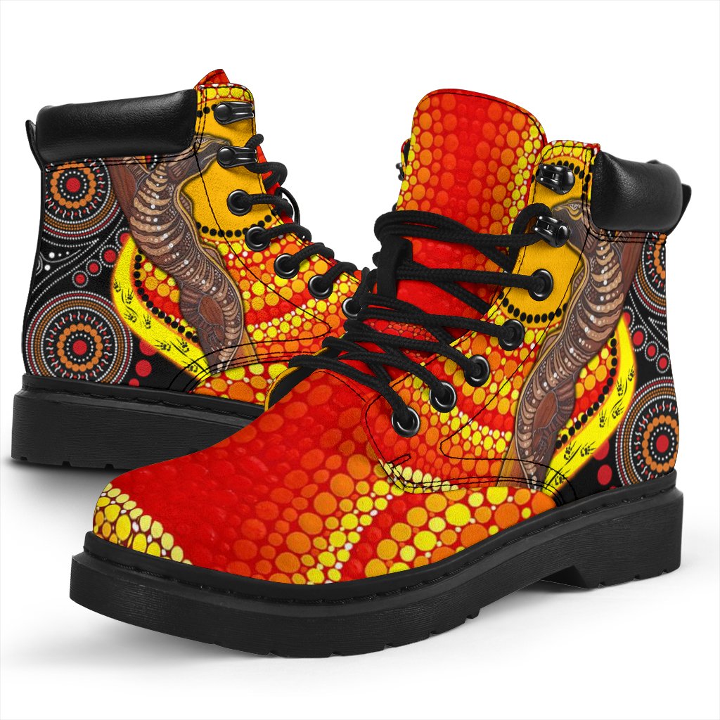 all-season-boots-australian-aboriginal-dot-painting-sun-and-lizard