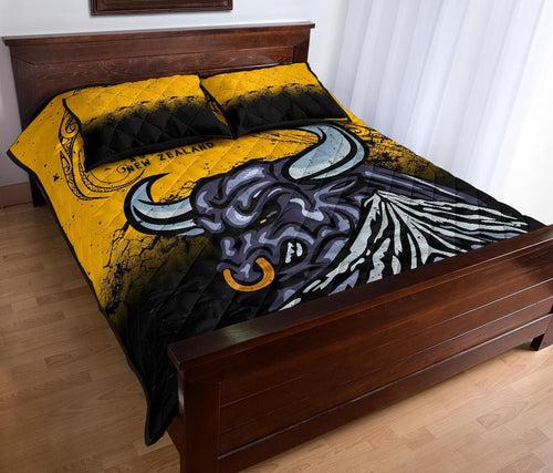 new-zealand-maori-quilt-bed-set-taranaki-bull