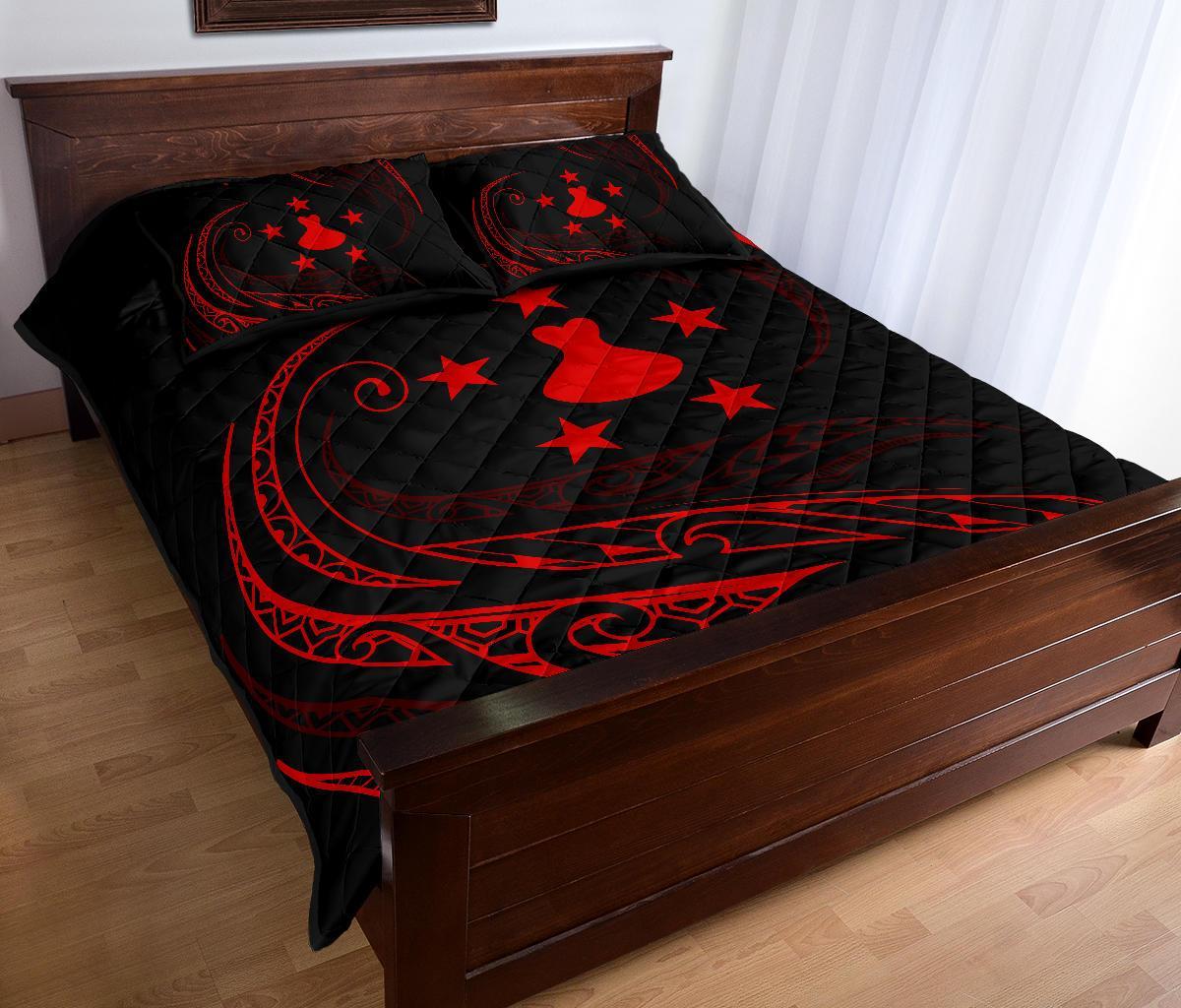 austral-islands-quilt-bed-set-red-frida-style