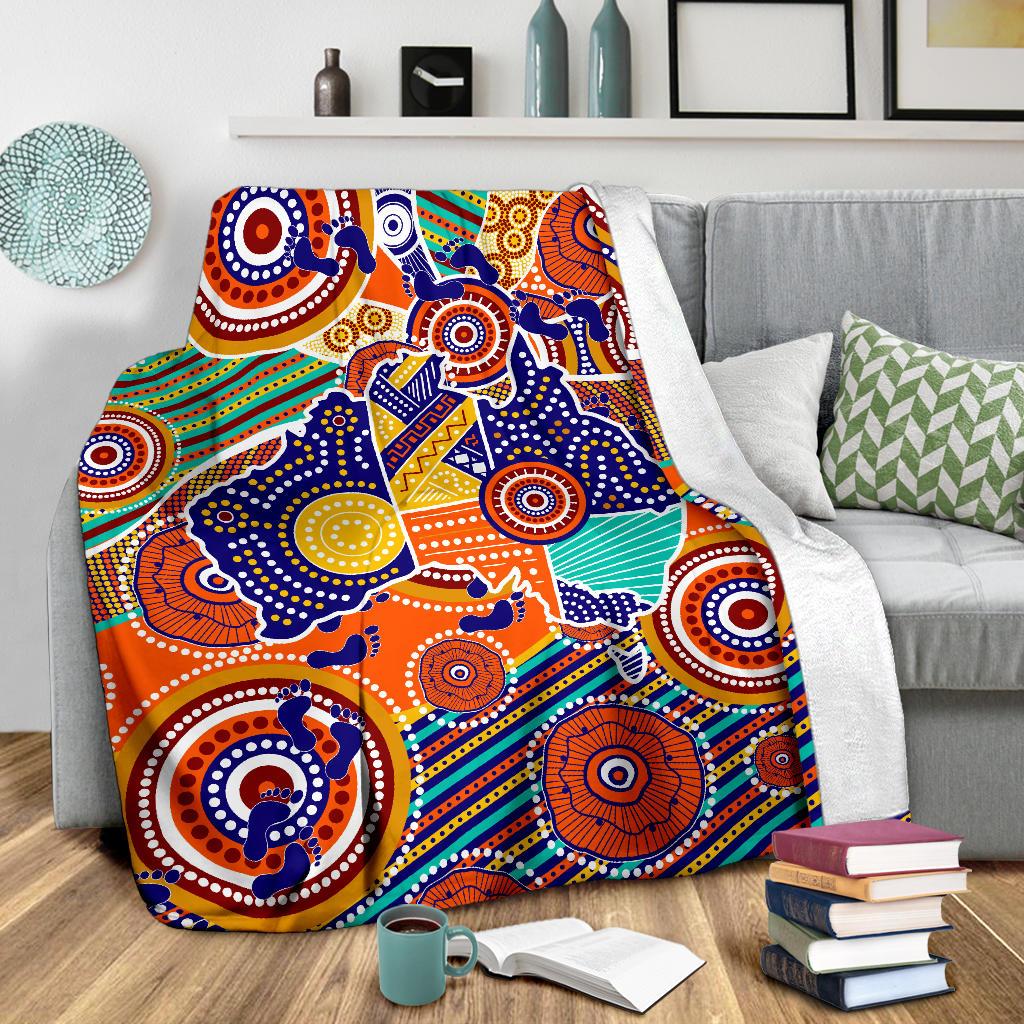 aboriginal-premium-blanket-australian-map-dot-painting