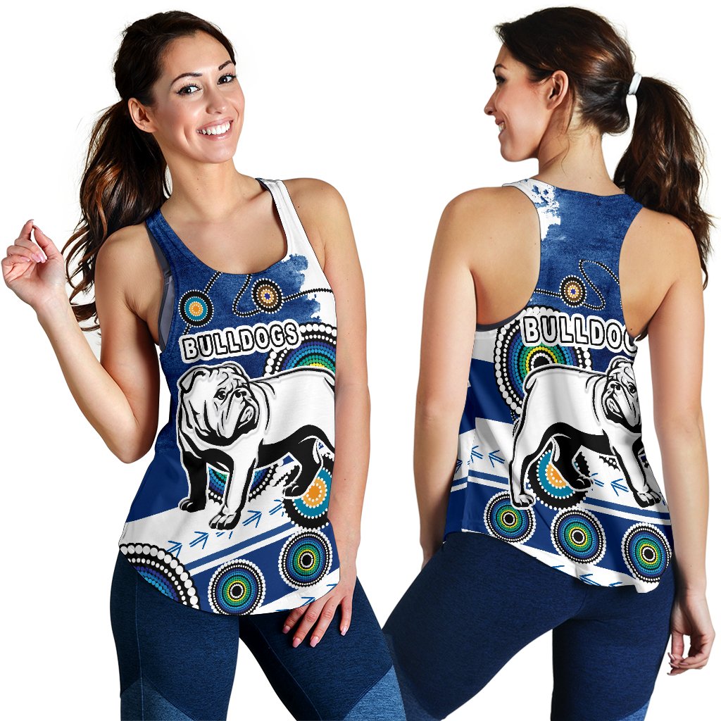 Bulldogs Women Racerback Tank Special Indigenous - Vibe Hoodie