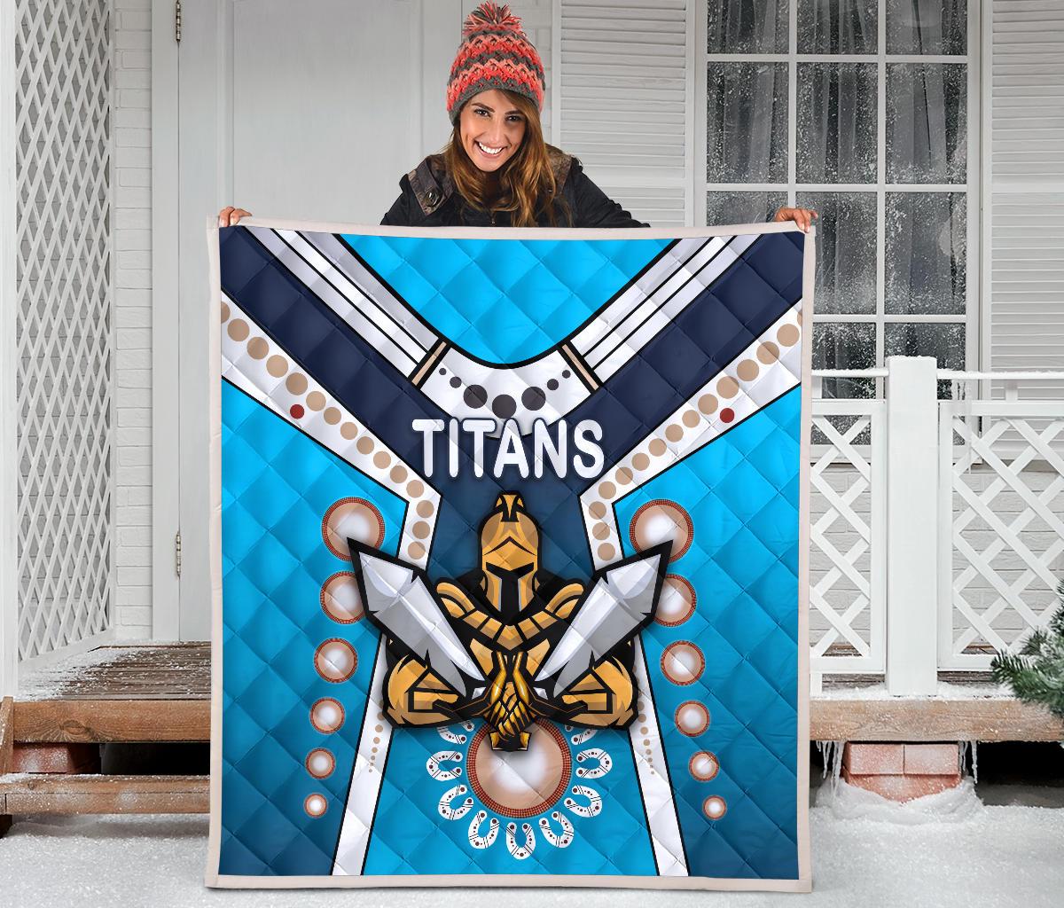 gold-coast-premium-quilt-titans-gladiator-simple-indigenous