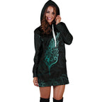 light-silver-fern-new-zealand-hoodie-dress-turquoise