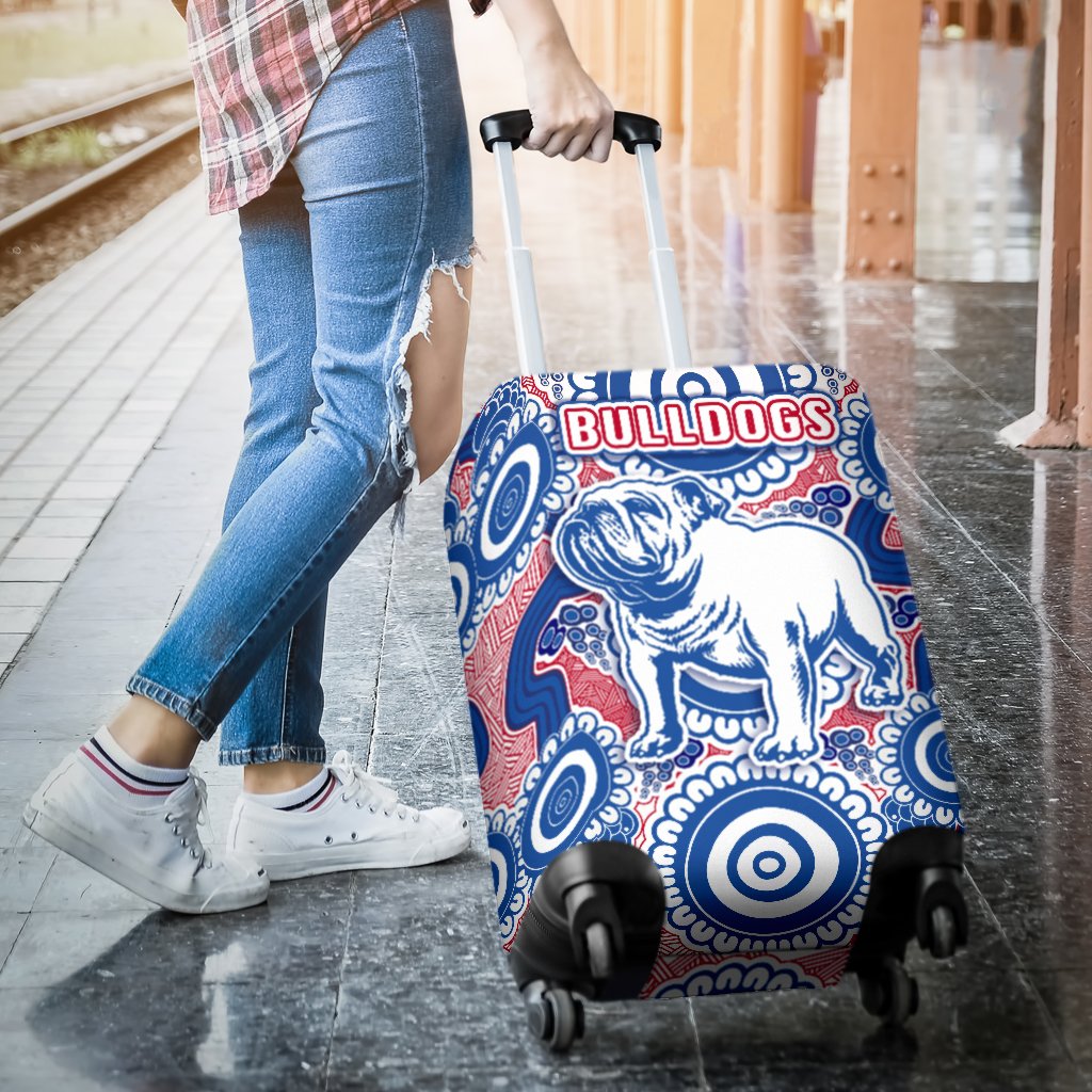western-luggage-covers-bulldogs-simple-indigenous