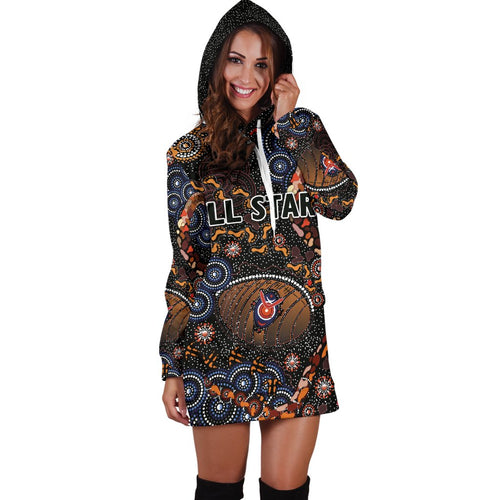 Indigenous Women Hoodie Dress All Stars - Vibe Hoodie