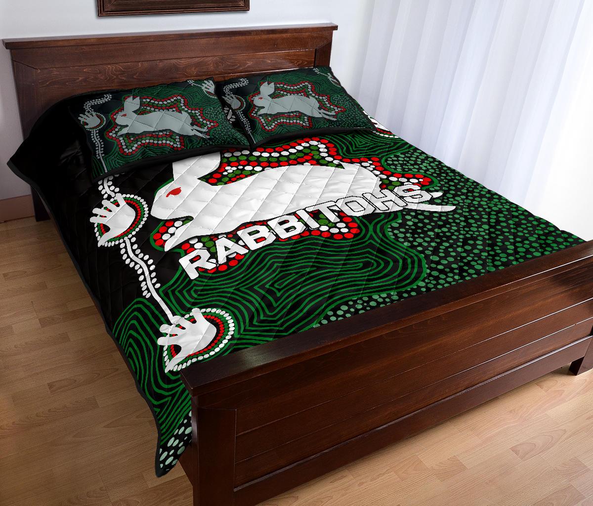 rabbitohs-quilt-bed-set-aboriginal-2