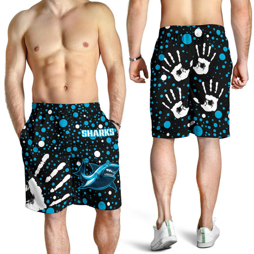 sharks-indigenous-mens-shorts-minimalism-version