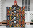 aboriginal-premium-quilt-indigenous-dot-painting