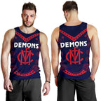 combo-men-tank-top-and-men-short-melbourne-demons-indigenous-football