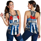 Australia Bulldogs Rugby Women's Racerback Tank Anzac Day Survival World - Vibe Hoodie