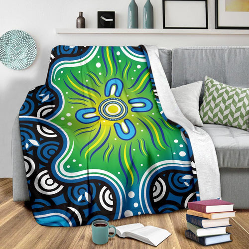 aboriginal-premium-blabnket-indegenous-dot-painting-art