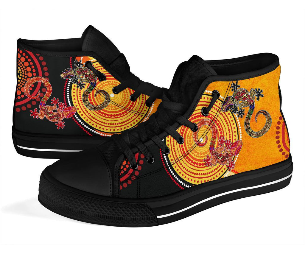 aboriginal-high-top-shoe-couple-aboriginal-lizards