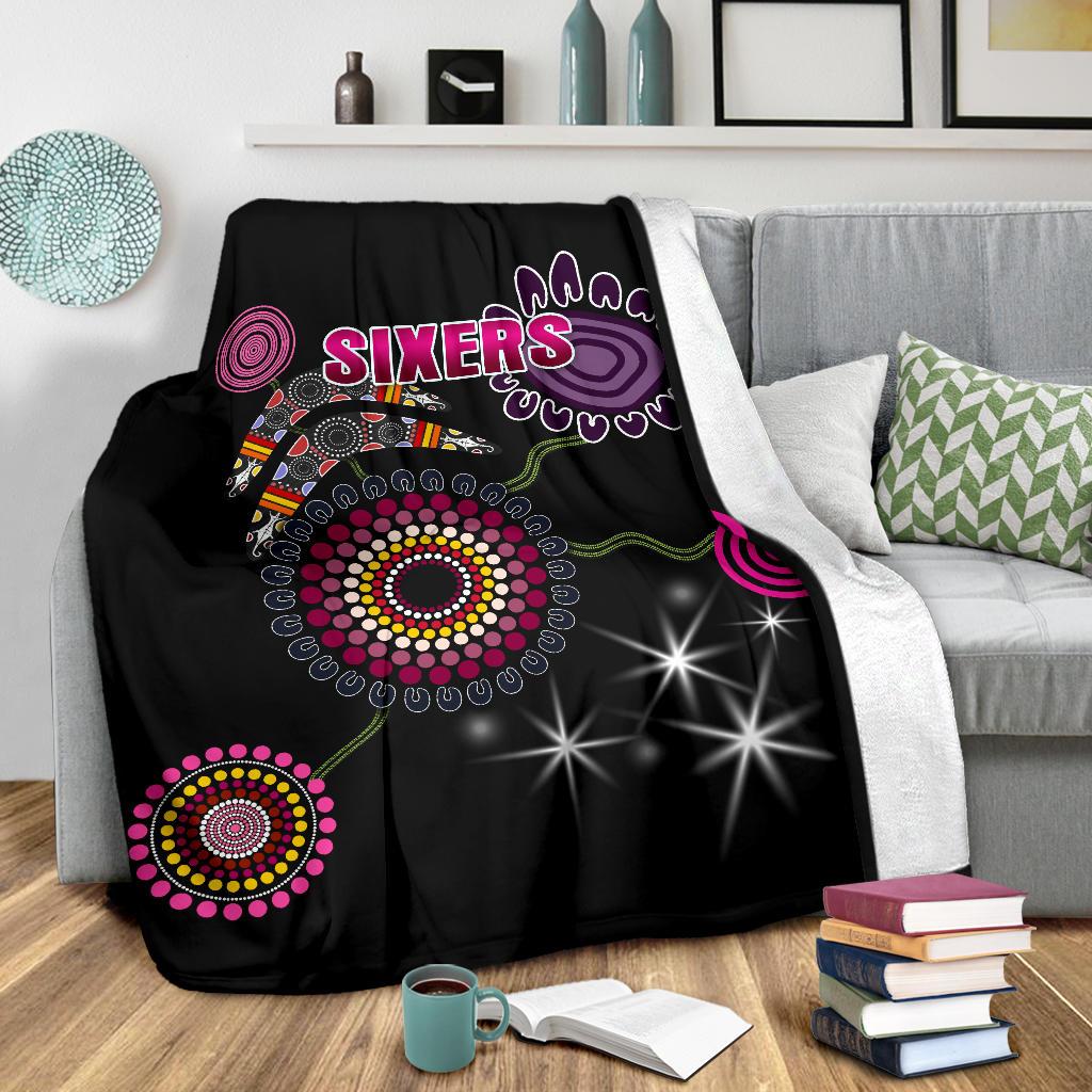 sydney-premium-blanket-sixers-indigenous-black
