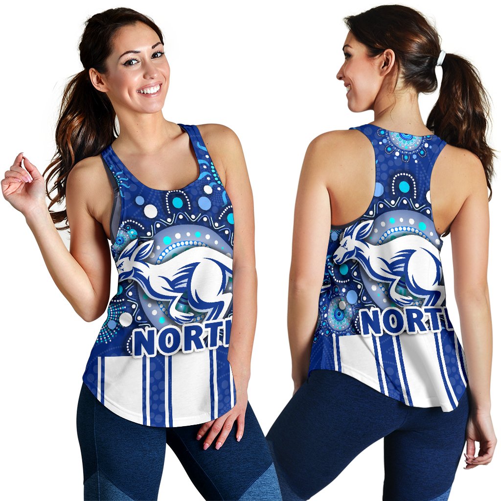 Melbourne Women Racerback Tank Indigenous North Kangaroos - Vibe Hoodie