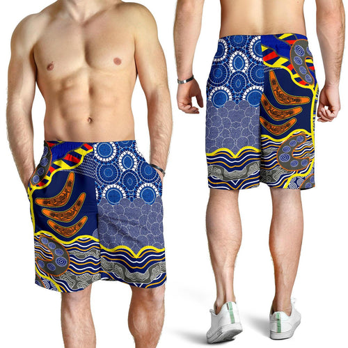 aboriginal-mens-shorts-australian-boomerang-dot-painting-art