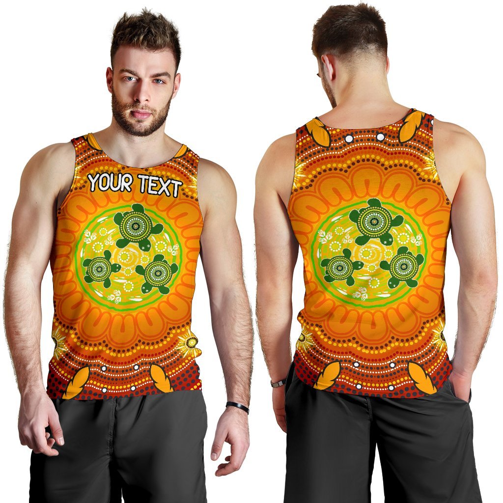 custom-text-aboriginal-mens-tank-top-turtle-circle-dot-painting-art