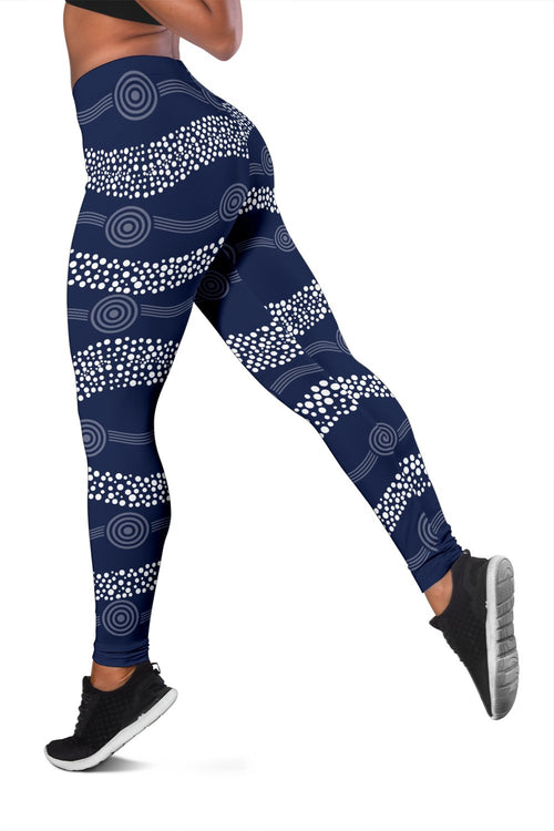 geelong-women-leggings-cats-indigenous-navy