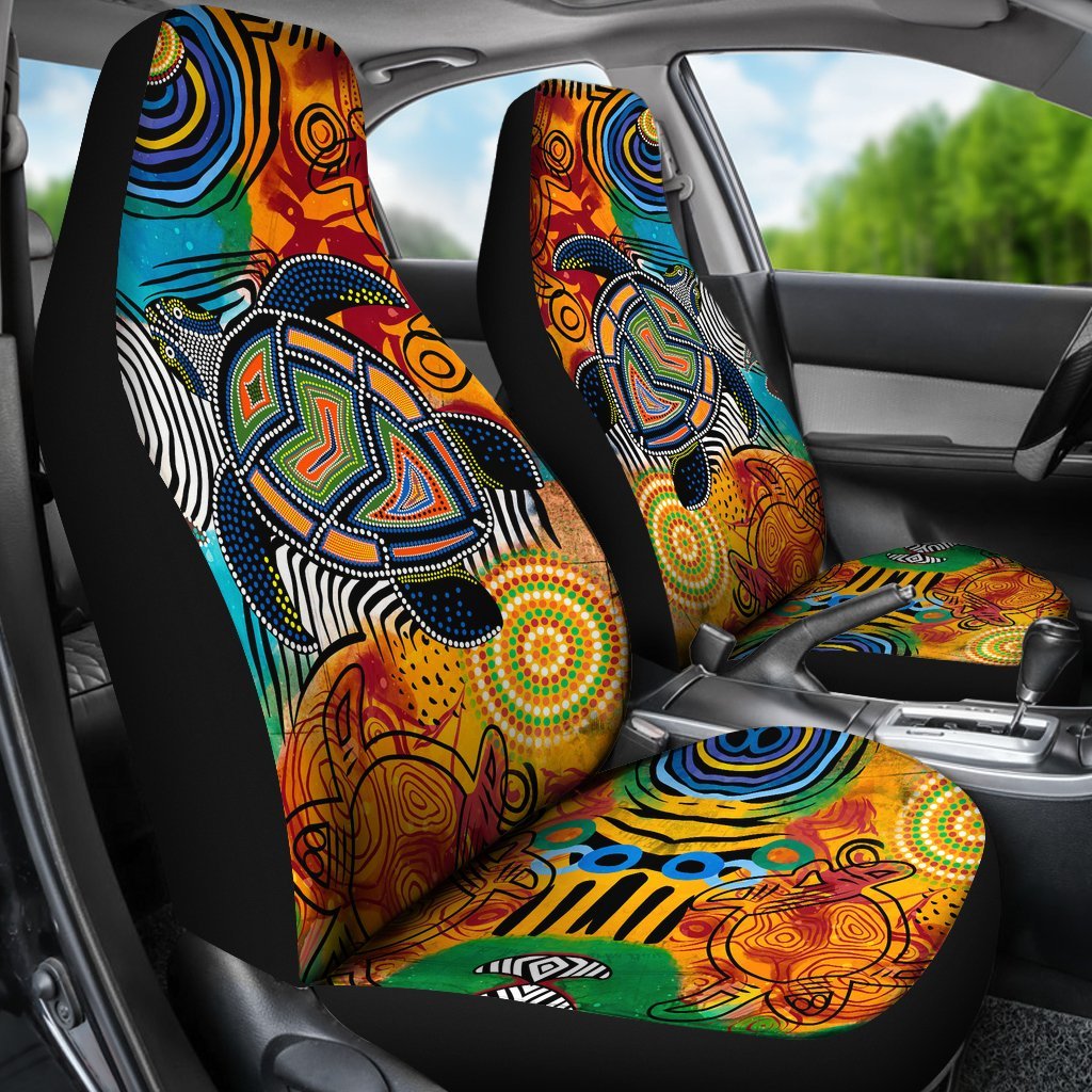 aboriginal-car-seat-covers-turtle-indigenous-art