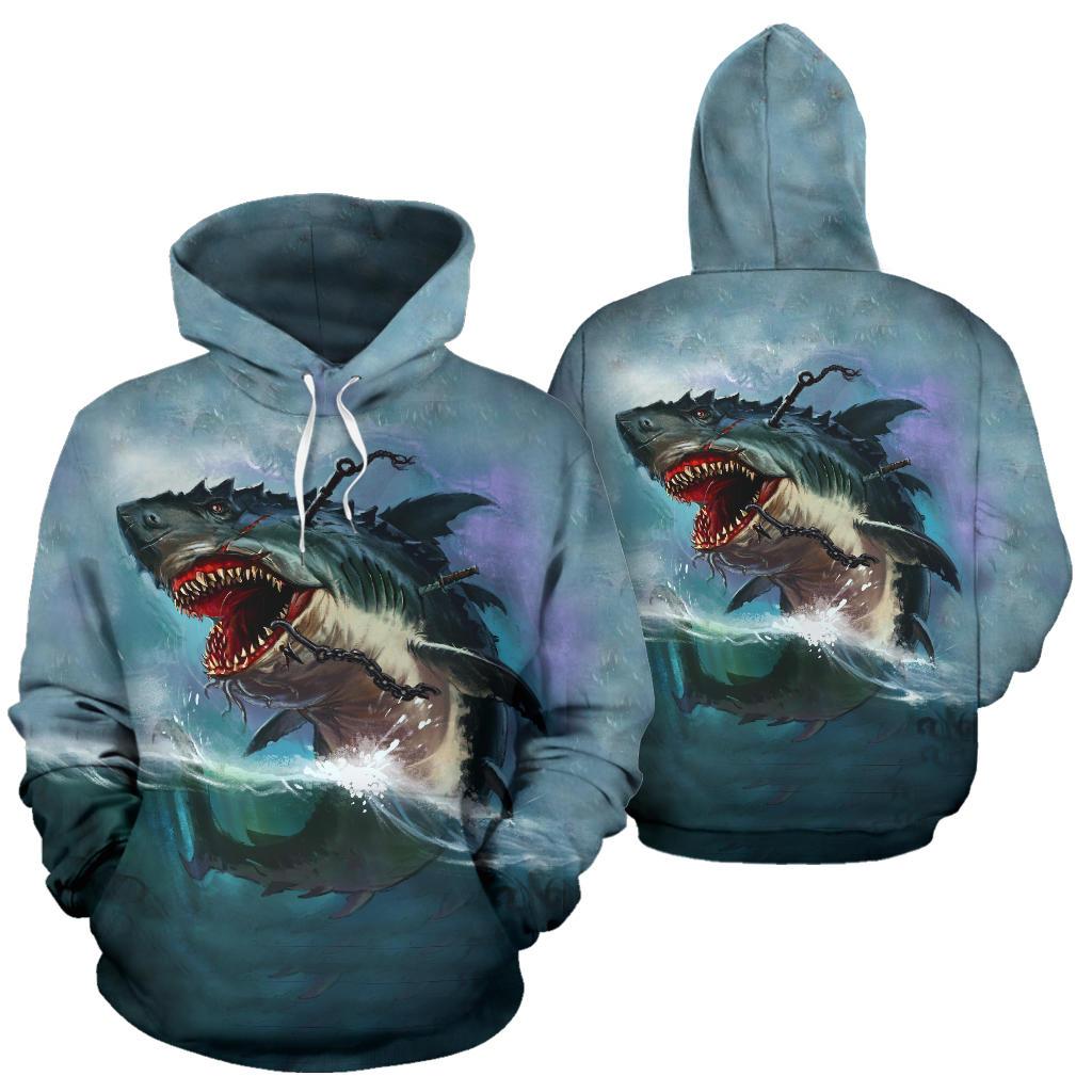 hoodie-white-sharks-hoodie-unisex