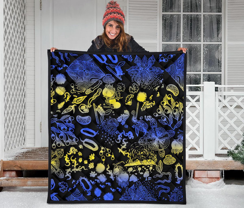 premium-quilt-australian-aboriginal-golden-wattle