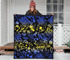 premium-quilt-australian-aboriginal-golden-wattle