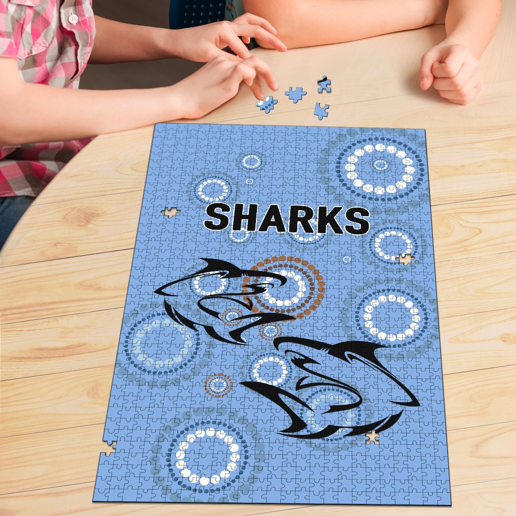 cronulla-premium-wood-jigsaw-puzzle-sharks-unique-indigenous