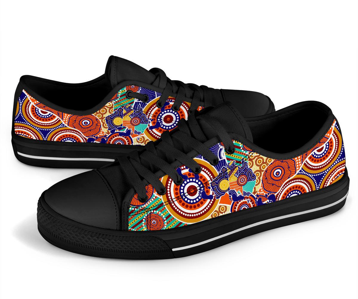 aboriginal-low-top-shoes-australian-map-dot-painting