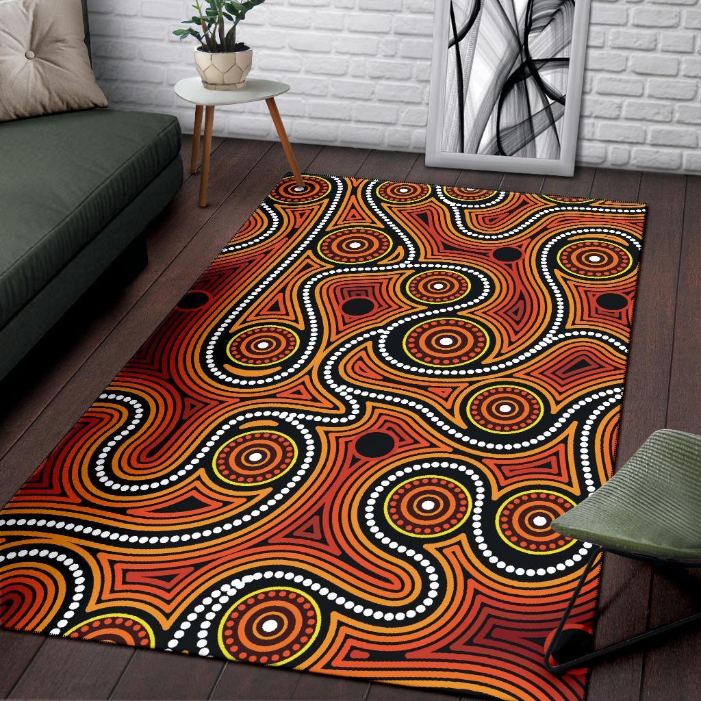 aboriginal-area-rug-indigenous-circle-dot-painting-ver01
