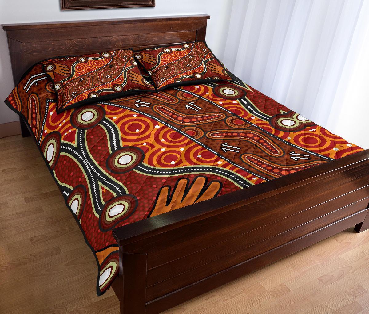 aboriginal-quilt-bed-set-indegenous-dot-painting-art-2