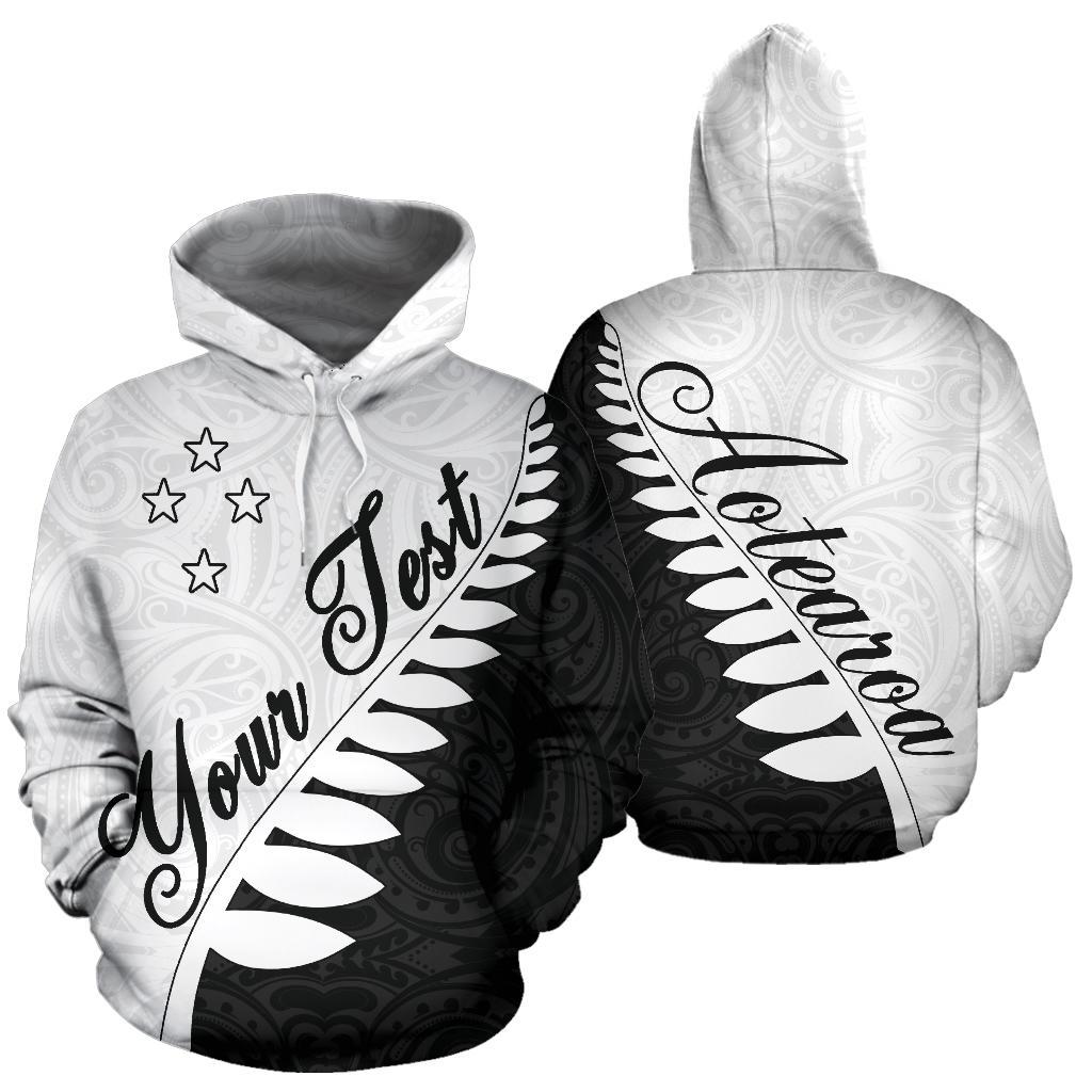 aotearoa-silver-fern-hoodie-black-white-custom-style-unlimited