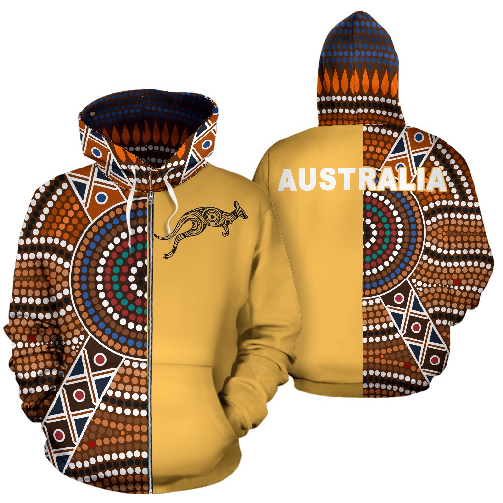 aboriginal-zip-up-hoodie-kangaroo-patterns-circle-dot-painting