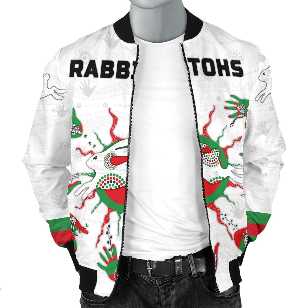 rabbitohs-indigenous-bomber-jacket-for-men-animals-aboriginal