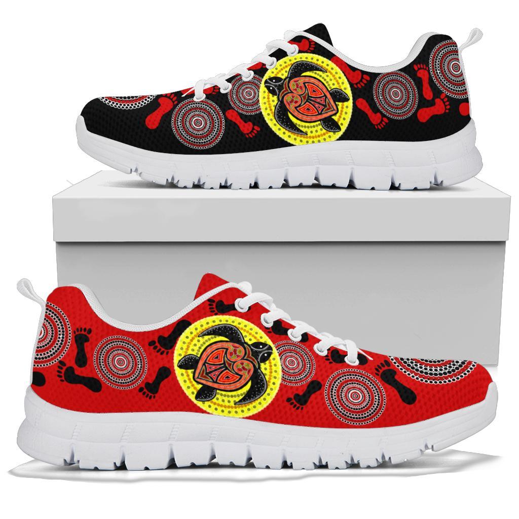 aboriginal-sneakers-turtle-footprint-circle-dot-painting-ver-02